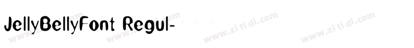 JellyBellyFont Regul字体转换